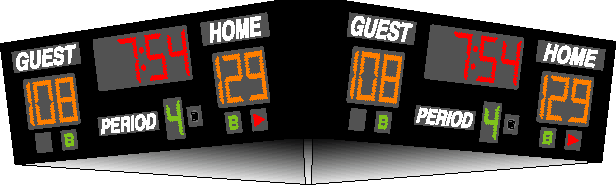 Model 2350-4 Basketball Scoreboard