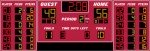 Indoor Basketball Scoreboards with Player Stat Panels