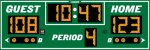 9x3 Outdoor Basketball Scoreboard