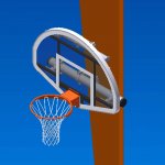 Column Mounted Basketball Goals