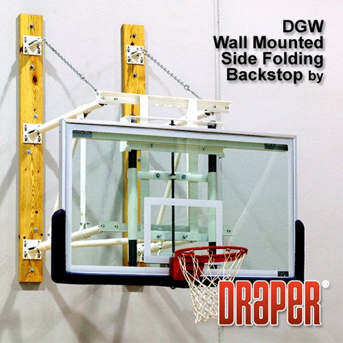 DGW Side Folding Wall Mounted Backstop