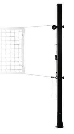 First Team Quickset Semi Permanent Backyard Volleyball Set With